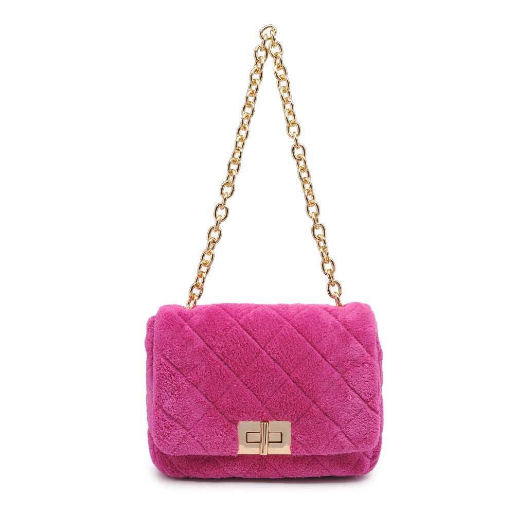 Product Image of Urban Expressions Keeley Sherpa Crossbody 840611102782 View 5 | Magenta