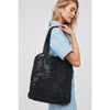 Woman wearing Black Urban Expressions Bouvet Tote 818209016971 View 1 | Black