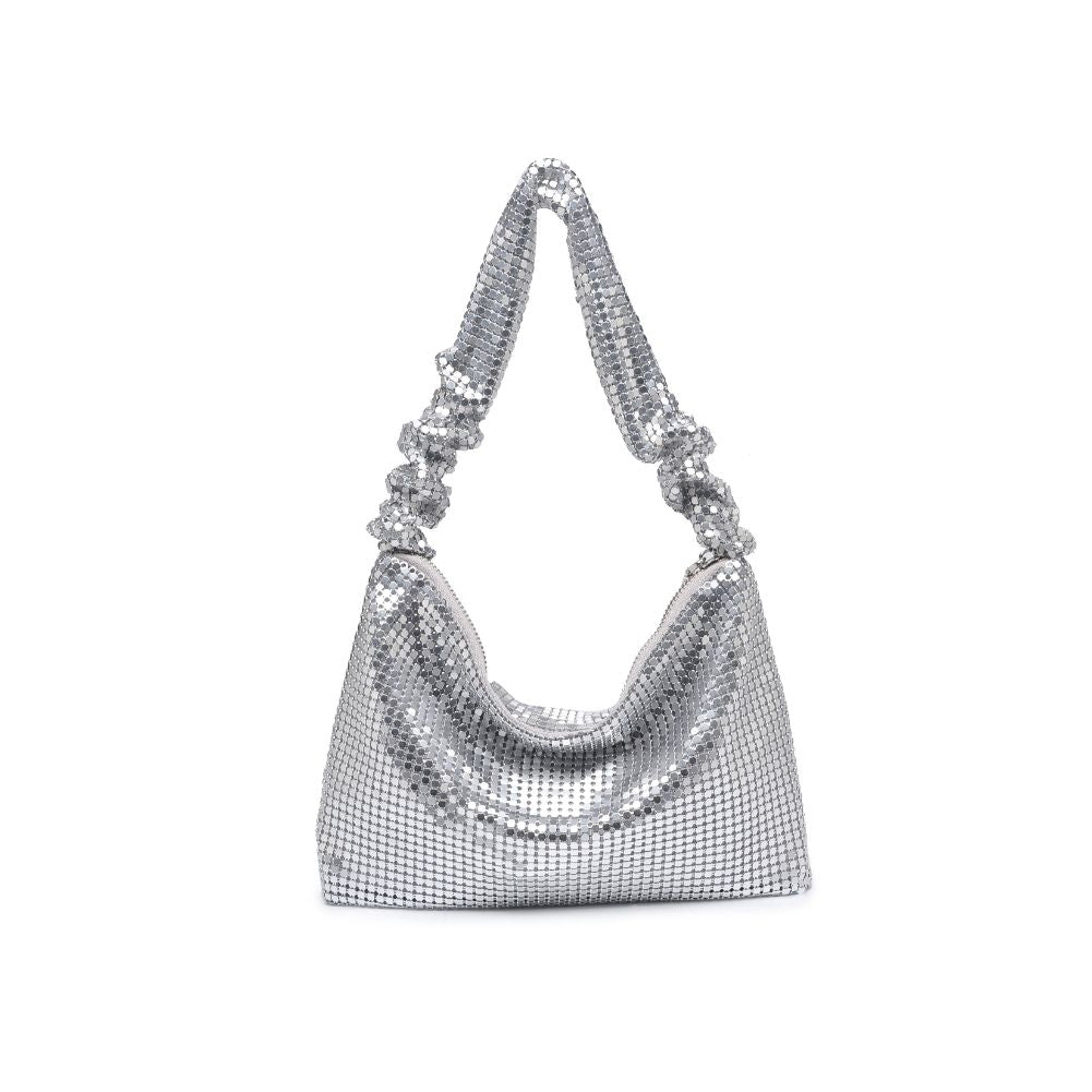 Product Image of Urban Expressions Abbie Shoulder Bag 840611190352 View 7 | Silver