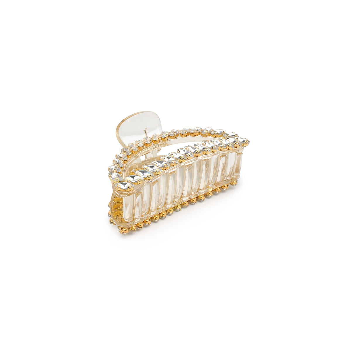 Product Image of Urban Expressions Camilla - Rhinestone Embellished Hair Claw Hair Claw 818209013871 View 1 | Clear