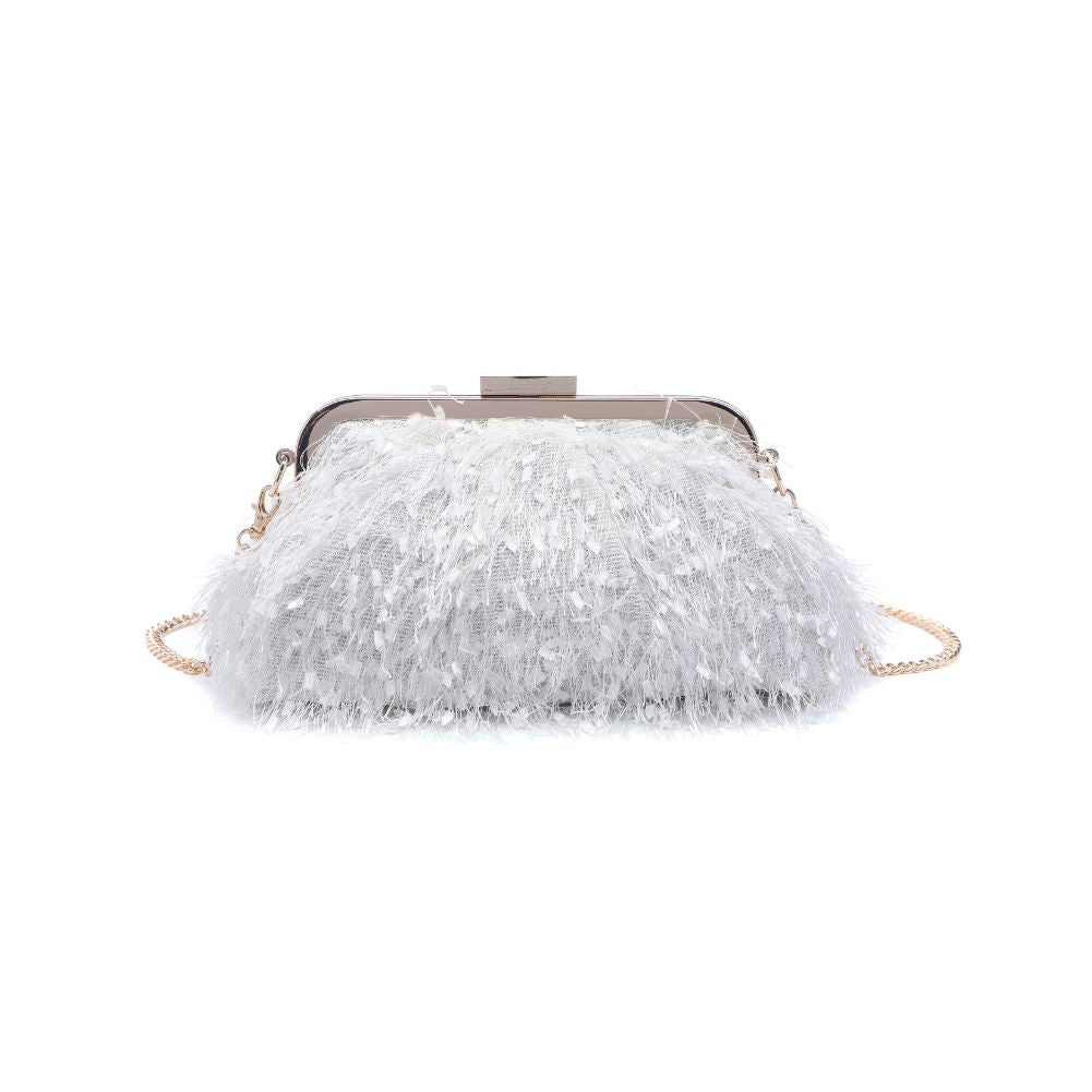 Product Image of Urban Expressions Rosalind Evening Bag 840611104243 View 5 | Ivory