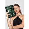 Woman wearing Emerald Urban Expressions Rizza Sequin Evening Bag 840611103437 View 1 | Emerald