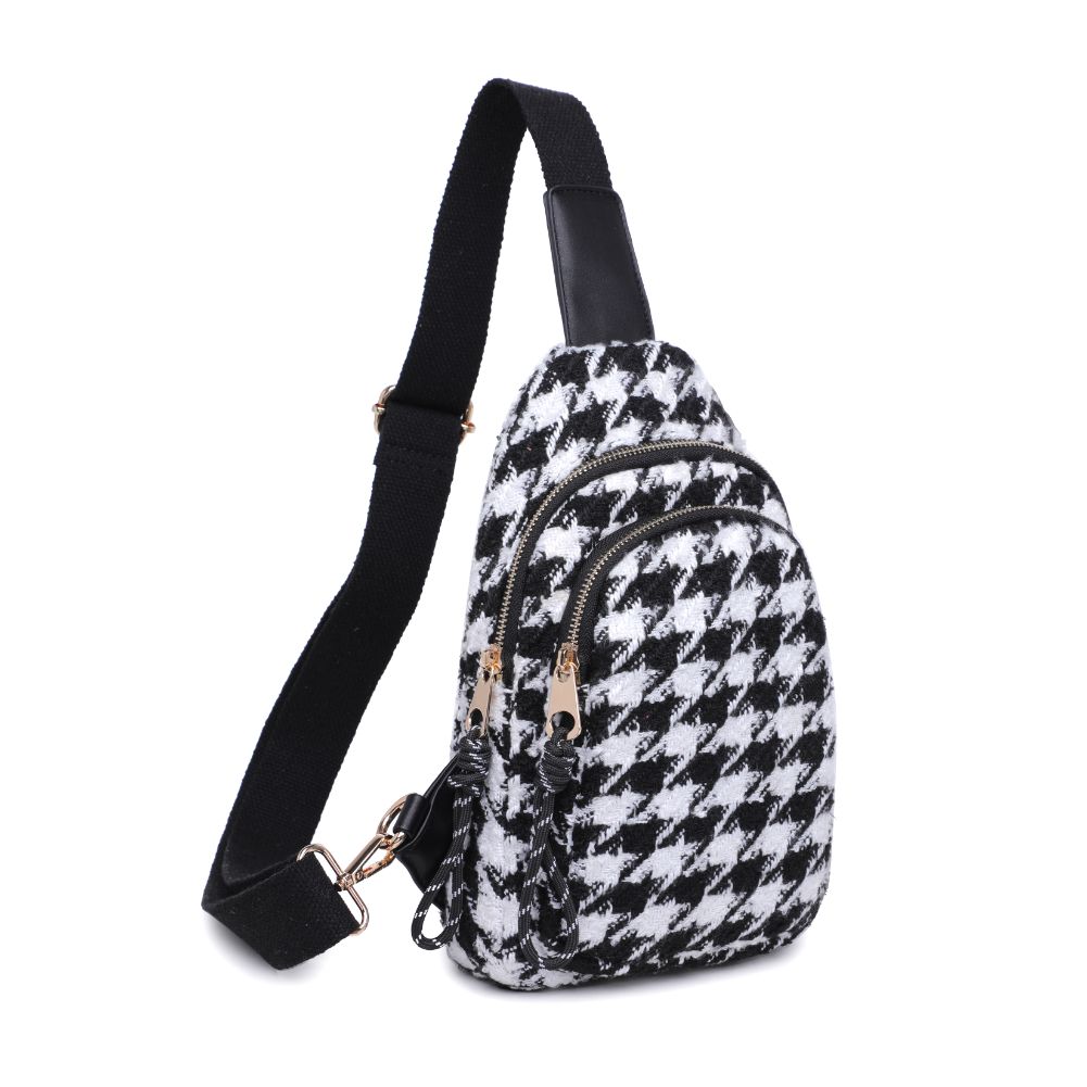 Product Image of Urban Expressions Ace - Houndstooth Sling Backpack 840611104564 View 6 | Houndstooth