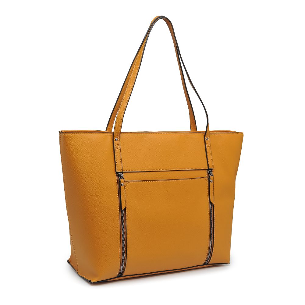 Product Image of Urban Expressions Louise Tote 818209015271 View 2 | Mustard