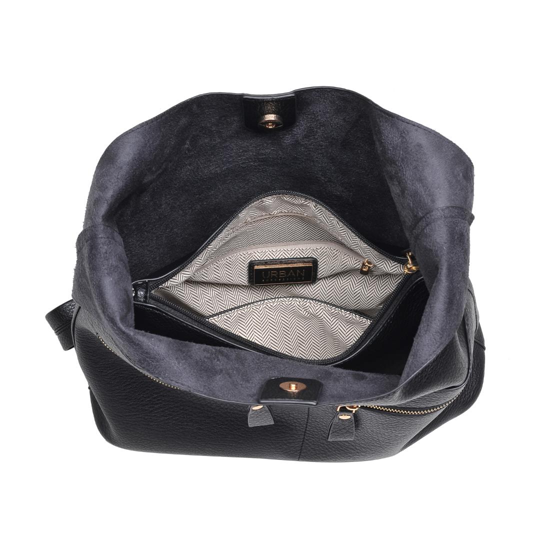 Product Image of Urban Expressions Rhea Hobo 840611145239 View 8 | Black