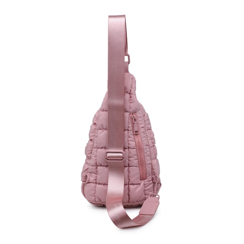 Product Image of Urban Expressions Bristol Sling Backpack 840611128355 View 7 | Rose