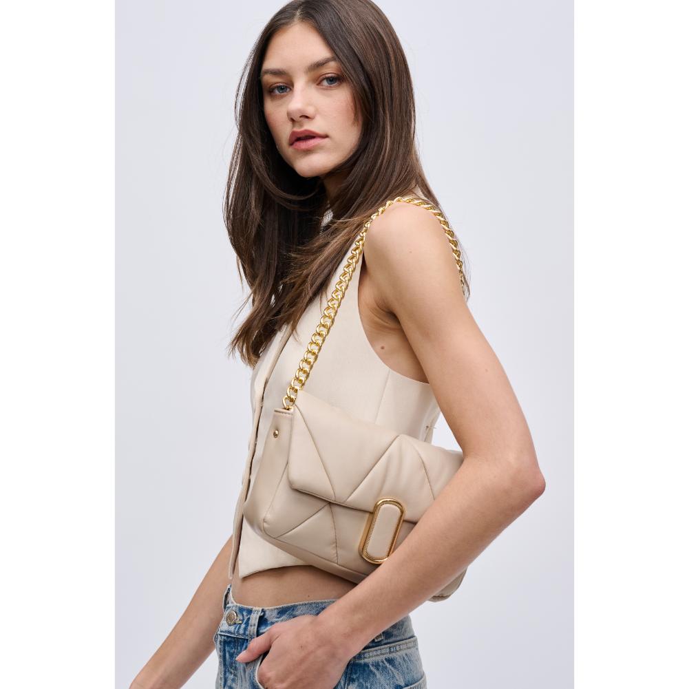 Woman wearing Natural Urban Expressions Anderson Crossbody 840611121745 View 2 | Natural