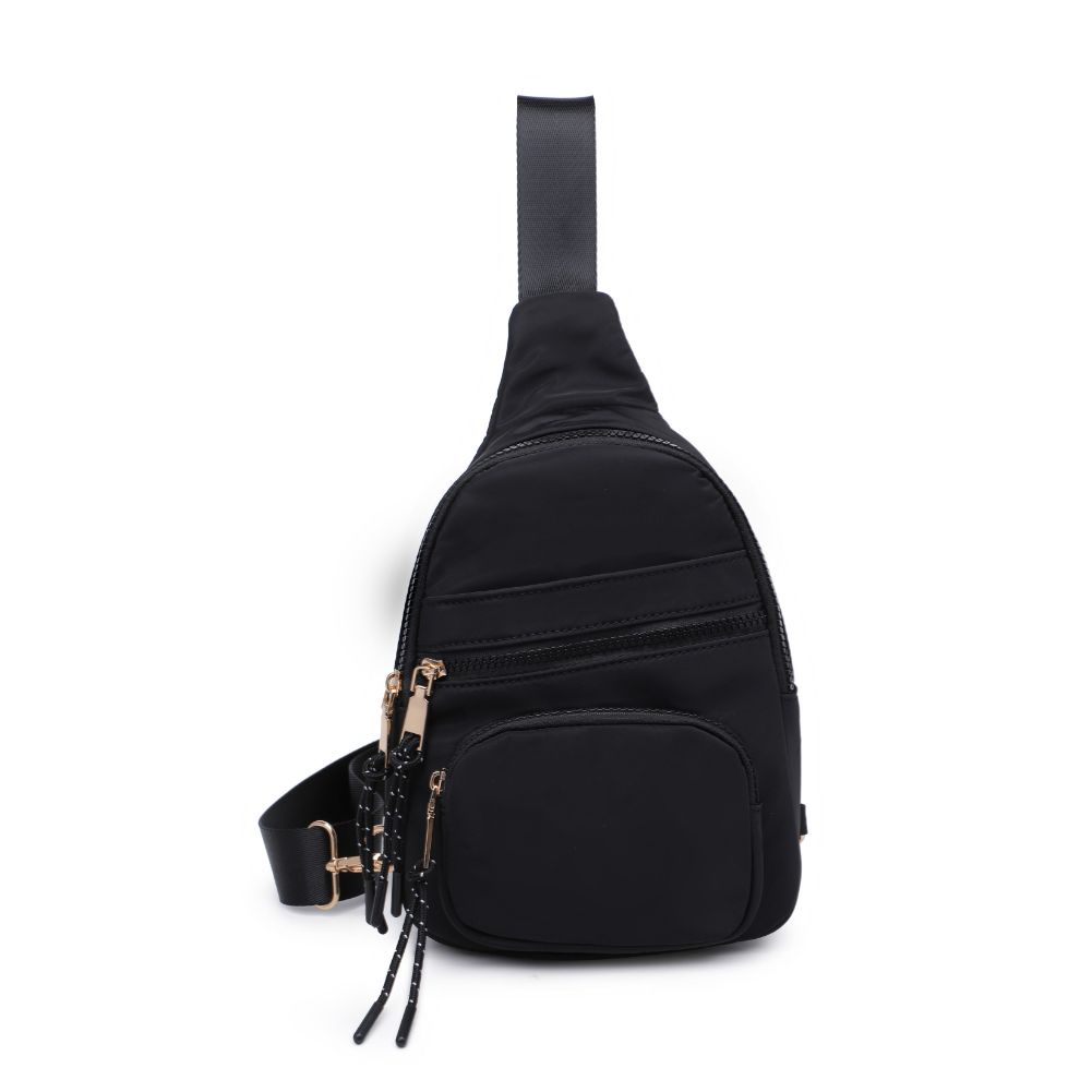 Product Image of Urban Expressions Sid Sling Backpack 840611120663 View 5 | Black