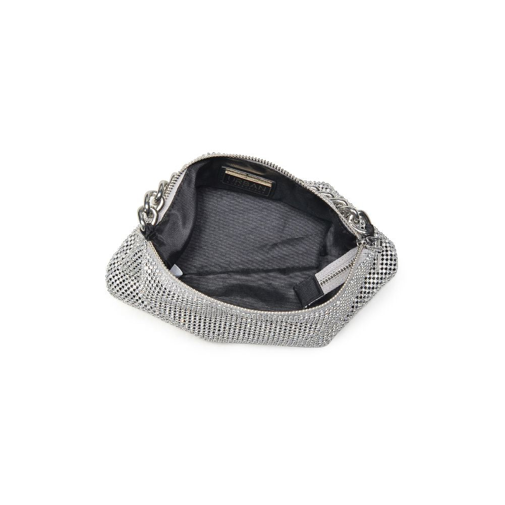 Product Image of Urban Expressions Trixie Evening Bag 840611106759 View 8 | Silver