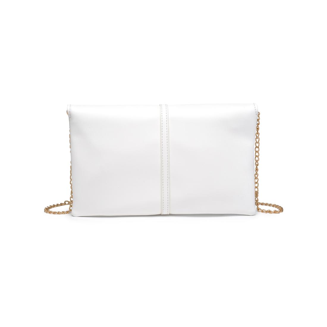 Product Image of Urban Expressions Heather Clutch 840611153135 View 7 | White