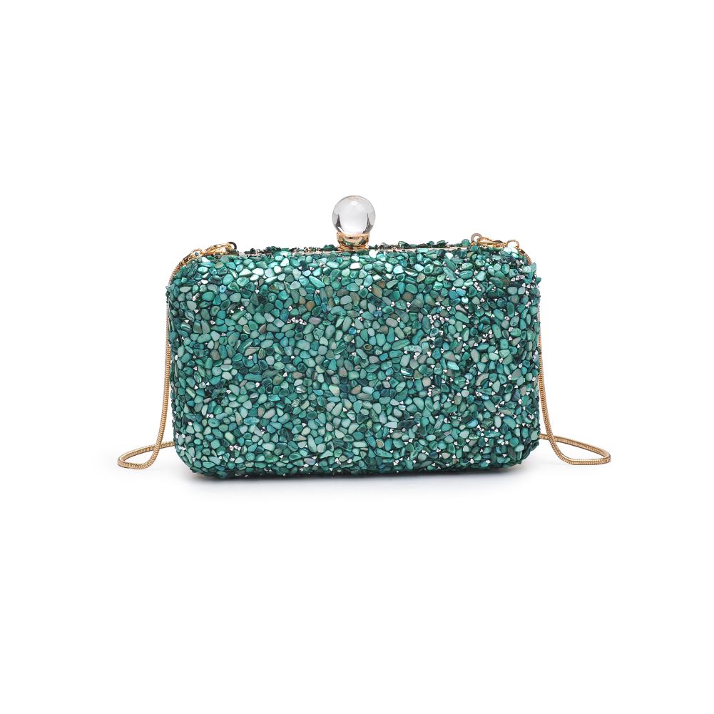 Product Image of Urban Expressions Penelope Evening Bag 840611114099 View 5 | Emerald