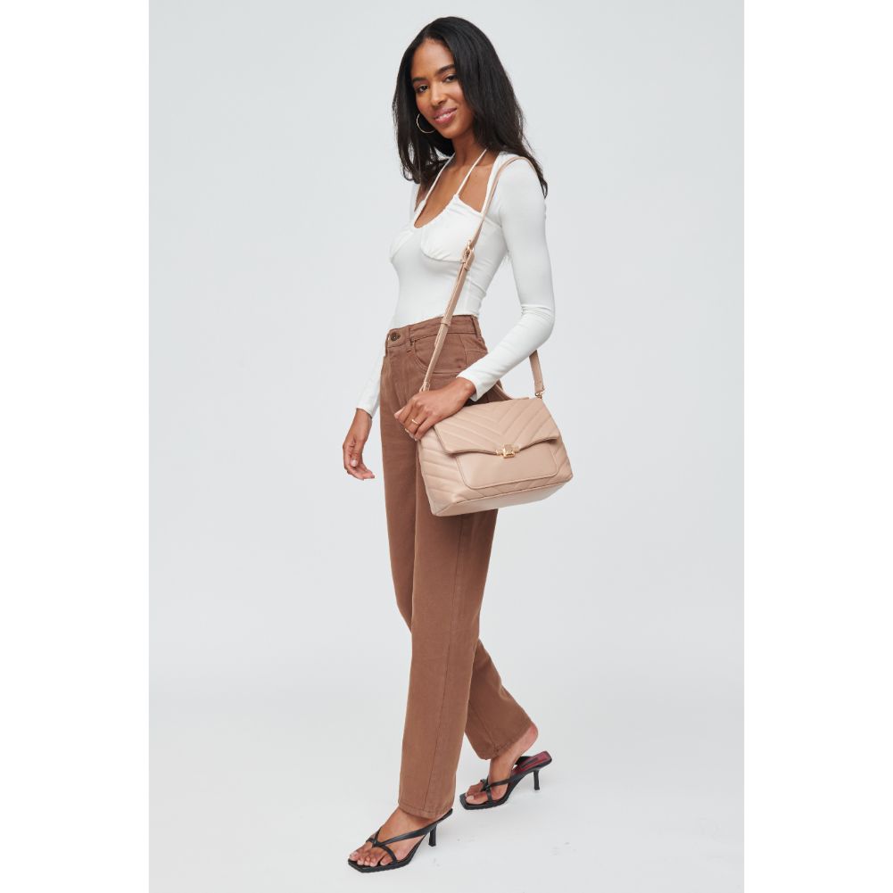 Woman wearing Natural Urban Expressions Imani Crossbody 840611108685 View 2 | Natural