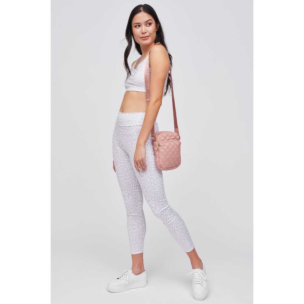 Woman wearing Pastel Pink Urban Expressions Lane Crossbody 840611182722 View 3 | Pastel Pink