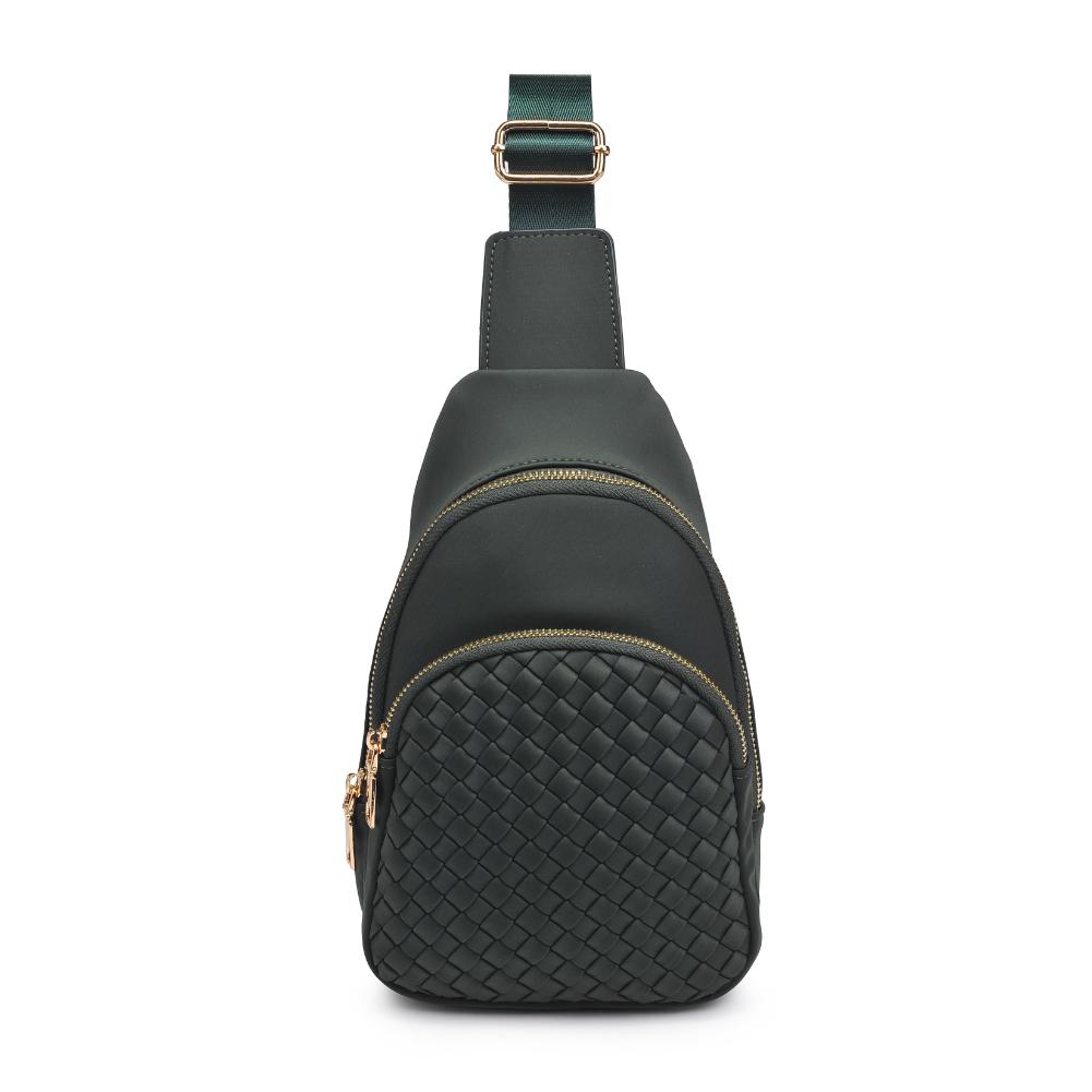 Product Image of Urban Expressions Hailey Sling Backpack 840611125521 View 5 | Olive