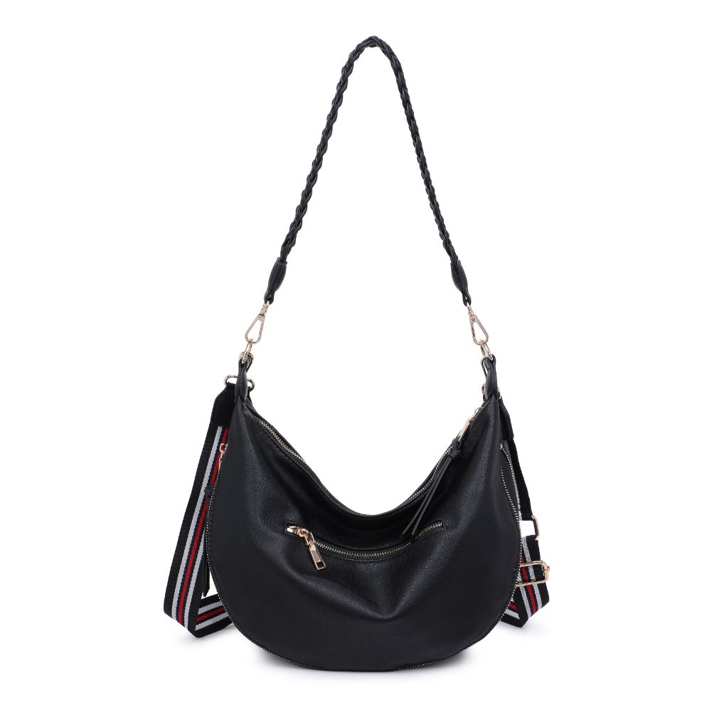 Product Image of Urban Expressions Virginia Crossbody 818209015219 View 7 | Black