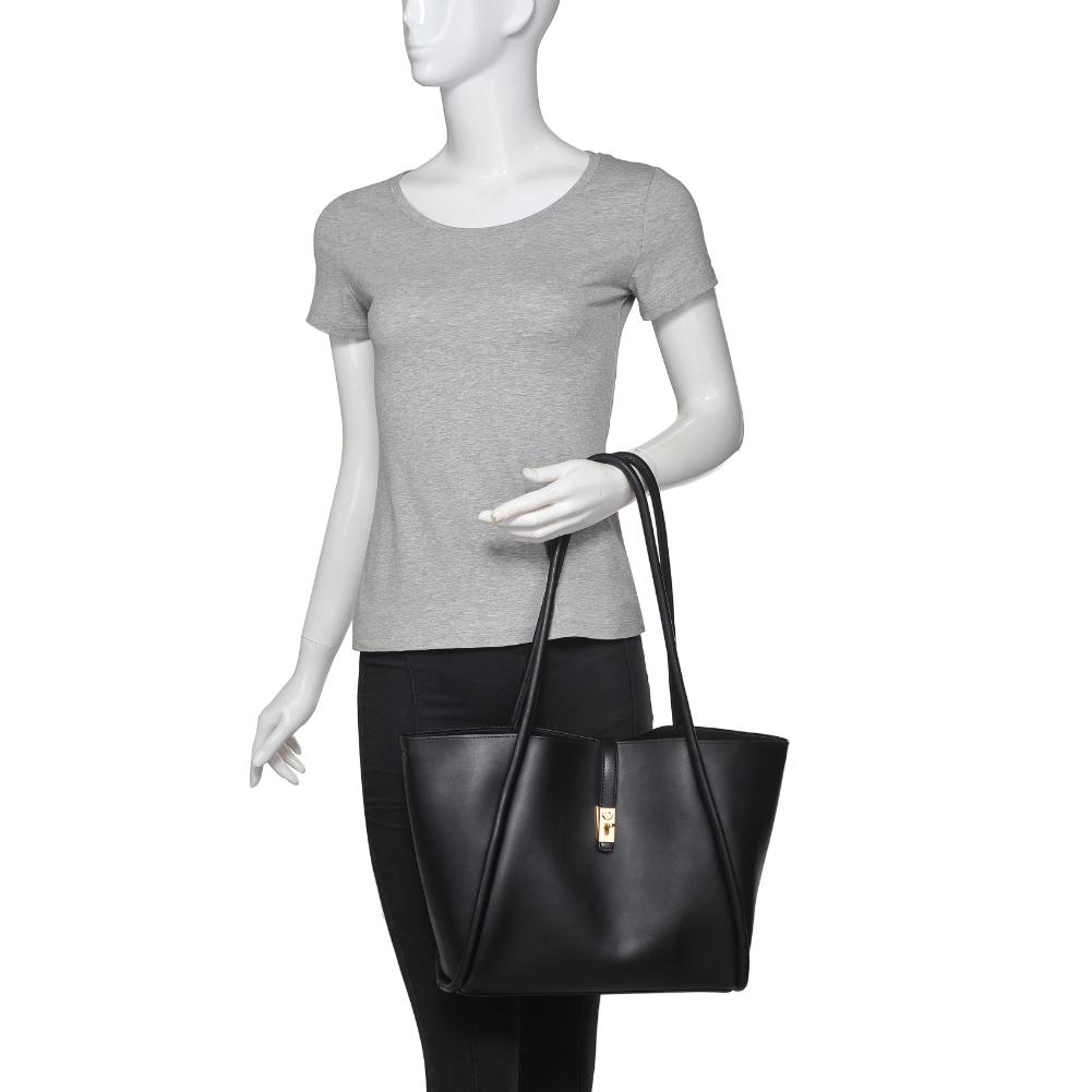 Product Image of Urban Expressions Tatiana Tote 840611138644 View 5 | Black