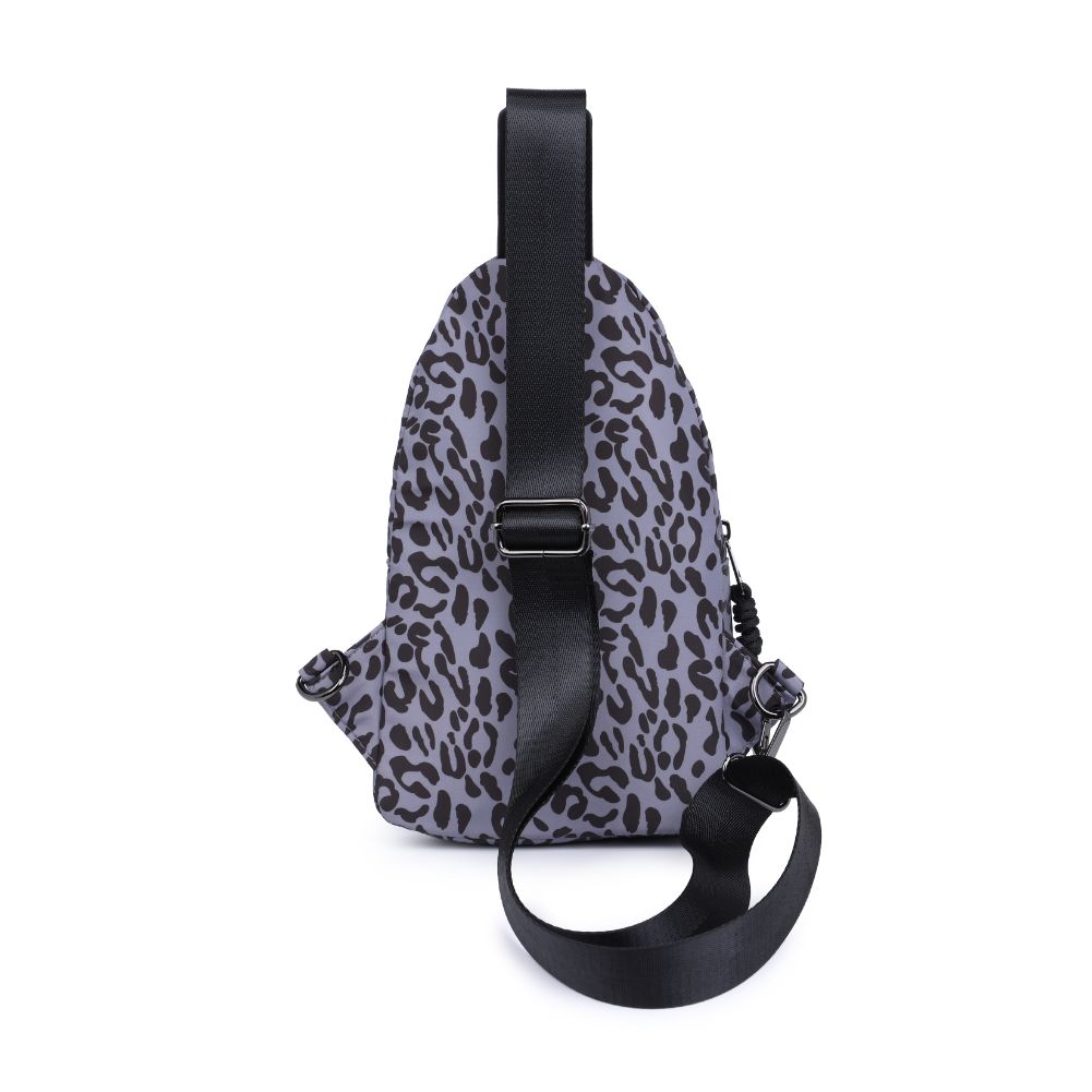 Product Image of Urban Expressions Ace Sling Backpack 840611184214 View 7 | Grey Leopard