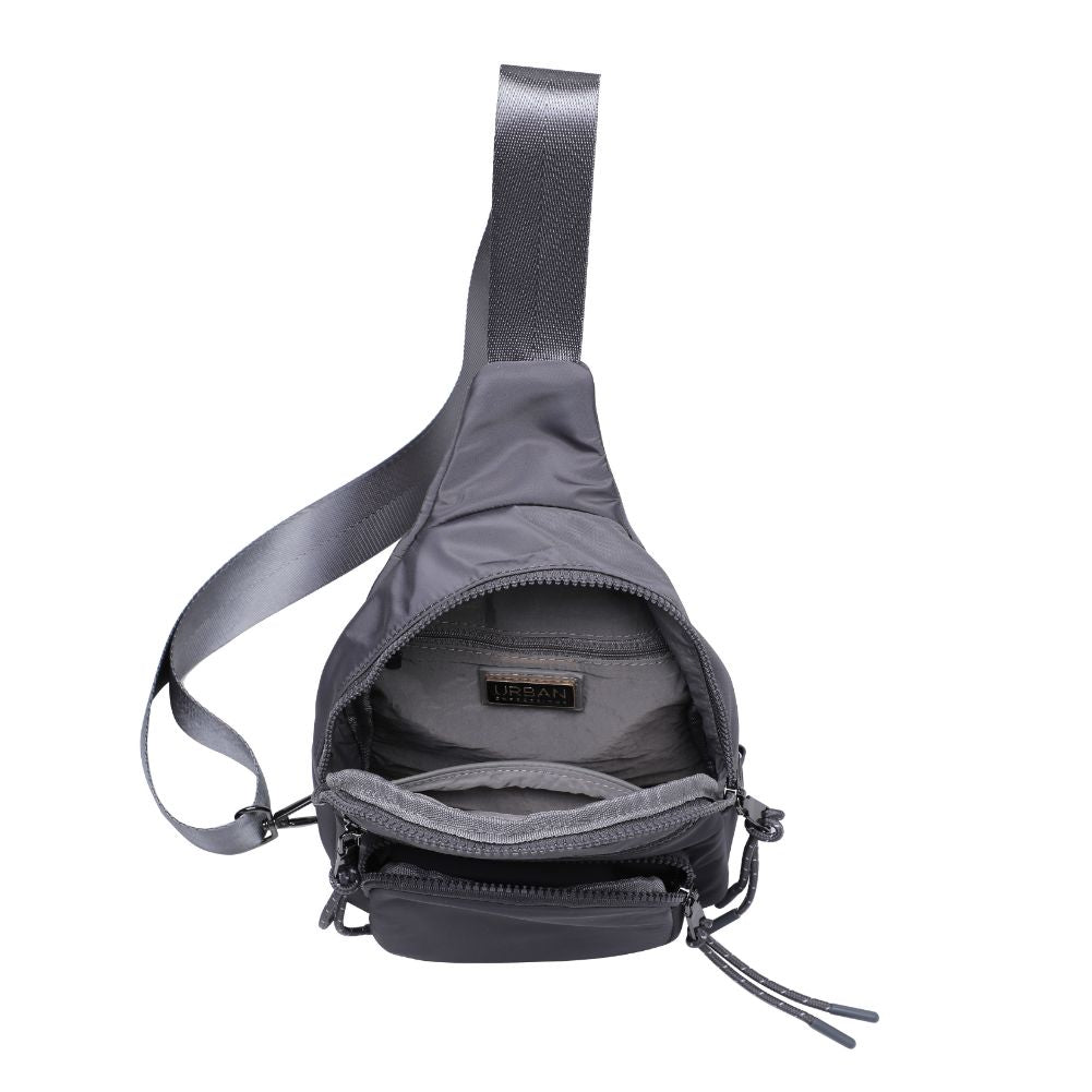 Product Image of Urban Expressions Sid Sling Backpack 840611120670 View 8 | Carbon