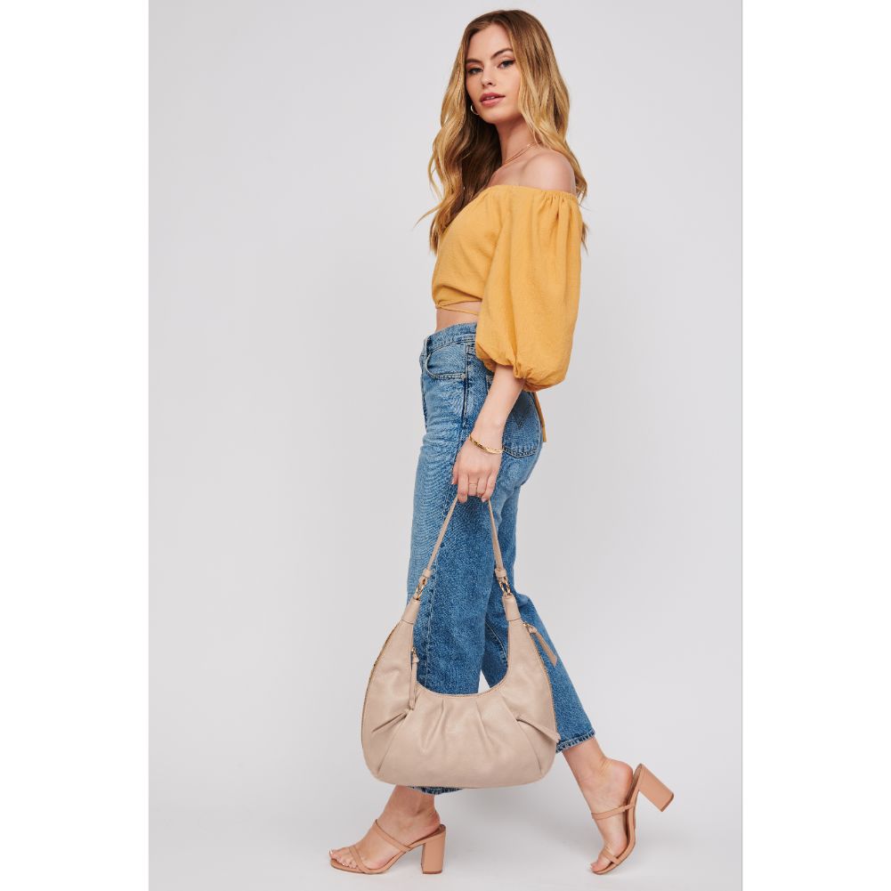 Woman wearing Natural Urban Expressions Leora Hobo 818209010221 View 3 | Natural