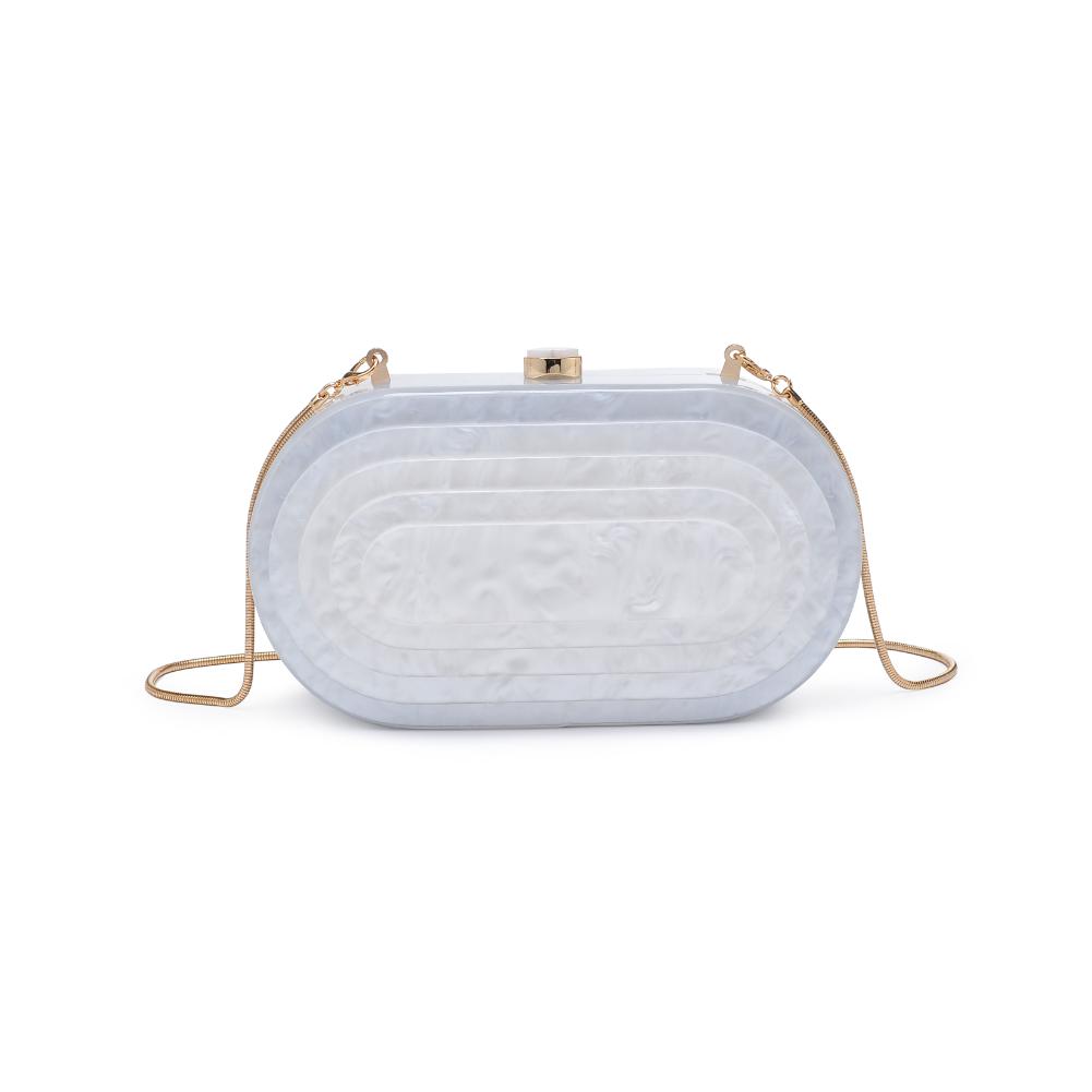 Product Image of Urban Expressions Jimberly Evening Bag 840611129246 View 5 | Ivory