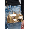 Woman wearing Gold Urban Expressions  Shiloh Evening Bag 840611132673 View 1 | Gold