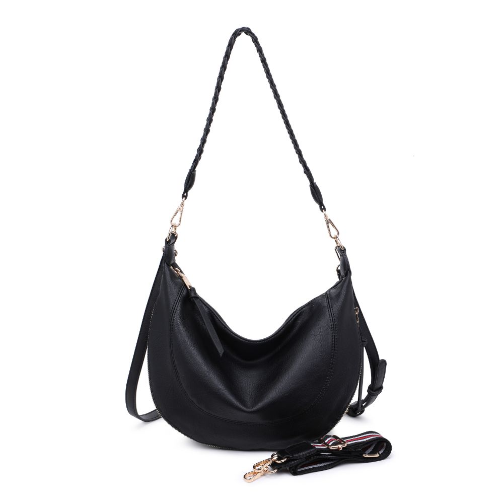 Product Image of Urban Expressions Virginia Crossbody 818209015219 View 5 | Black