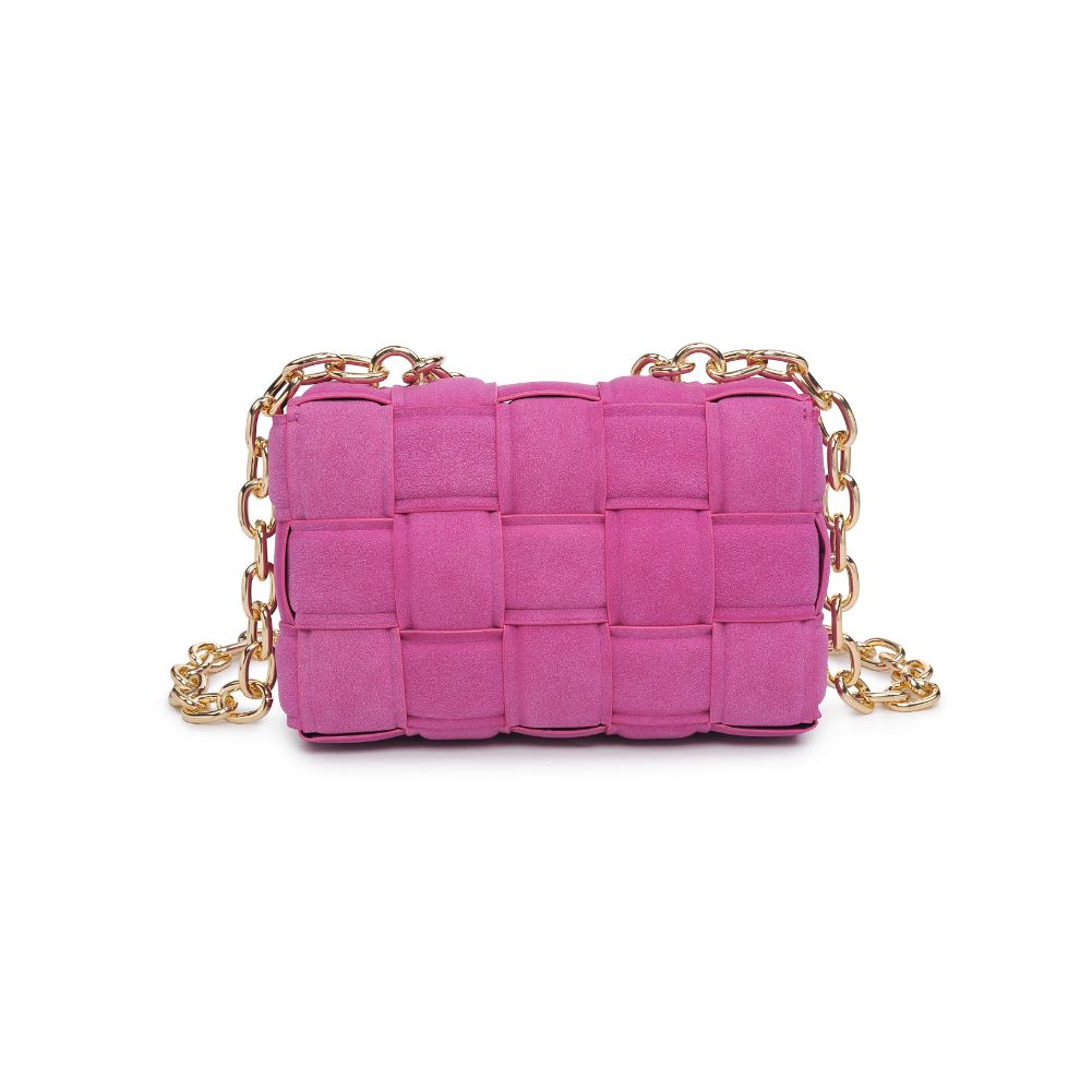 Product Image of Urban Expressions Ines Suede Crossbody 840611100498 View 3 | Magenta