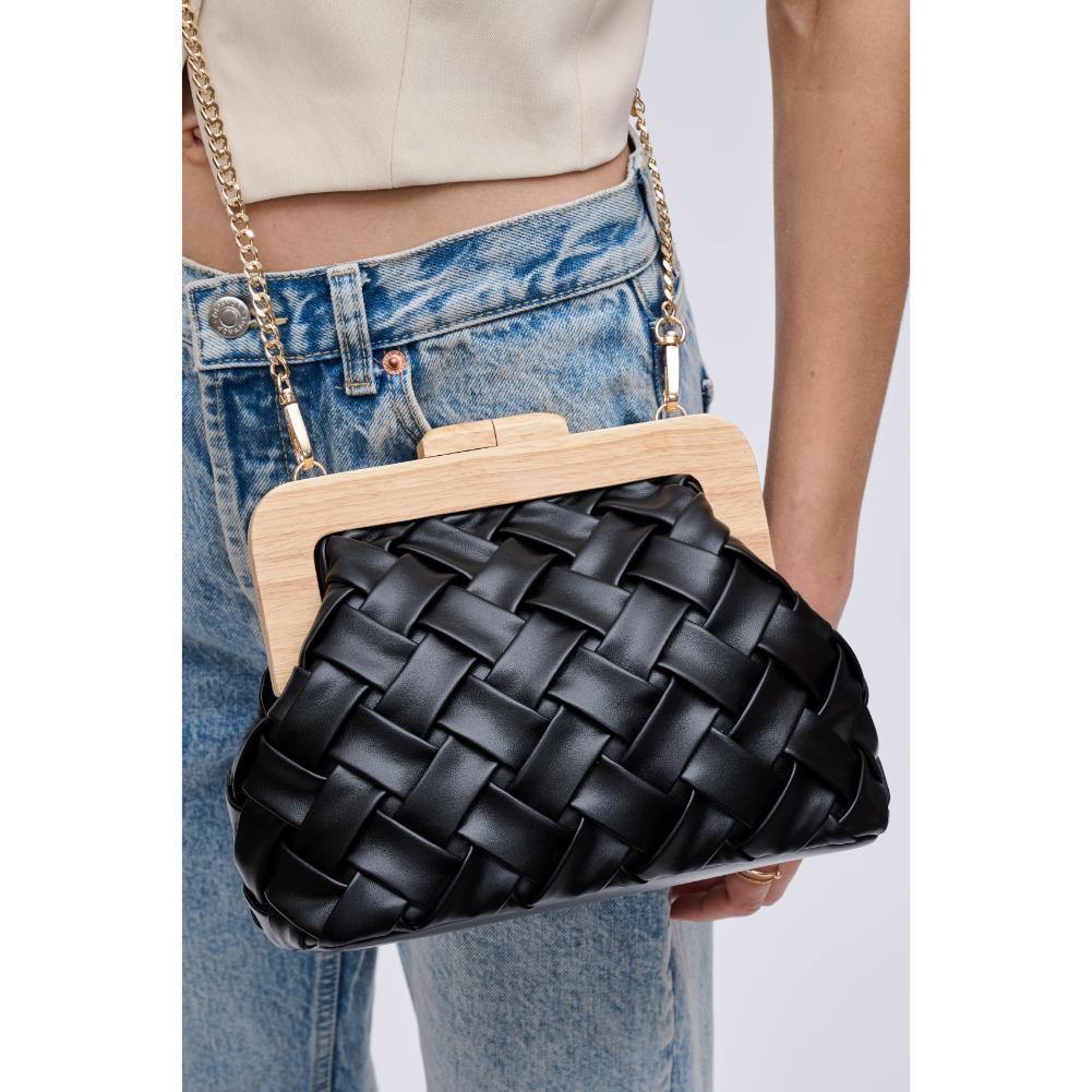 Woman wearing Black Urban Expressions Matilda Crossbody 840611192073 View 1 | Black