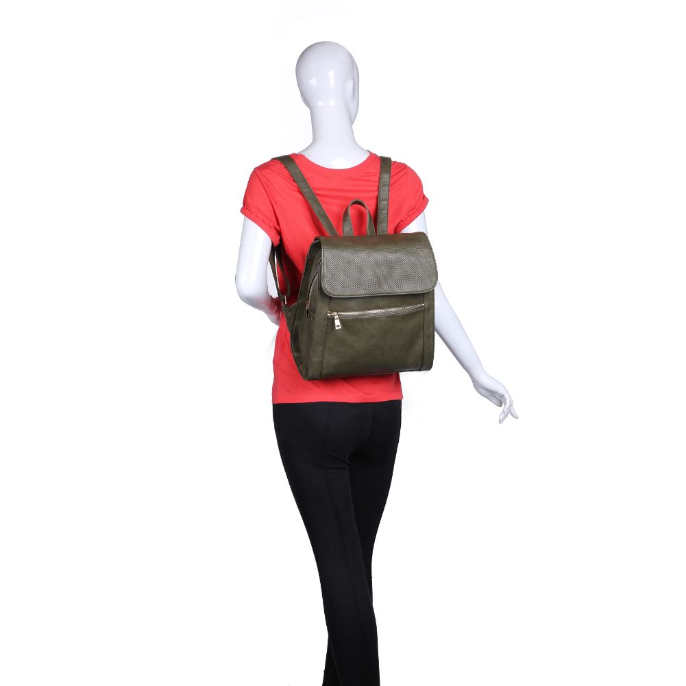 Product Image of Urban Expressions Mick Backpack NA-840611134943 View 5 | Olive