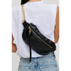 Woman wearing Black Urban Expressions Celine Belt Bag 840611113832 View 1 | Black