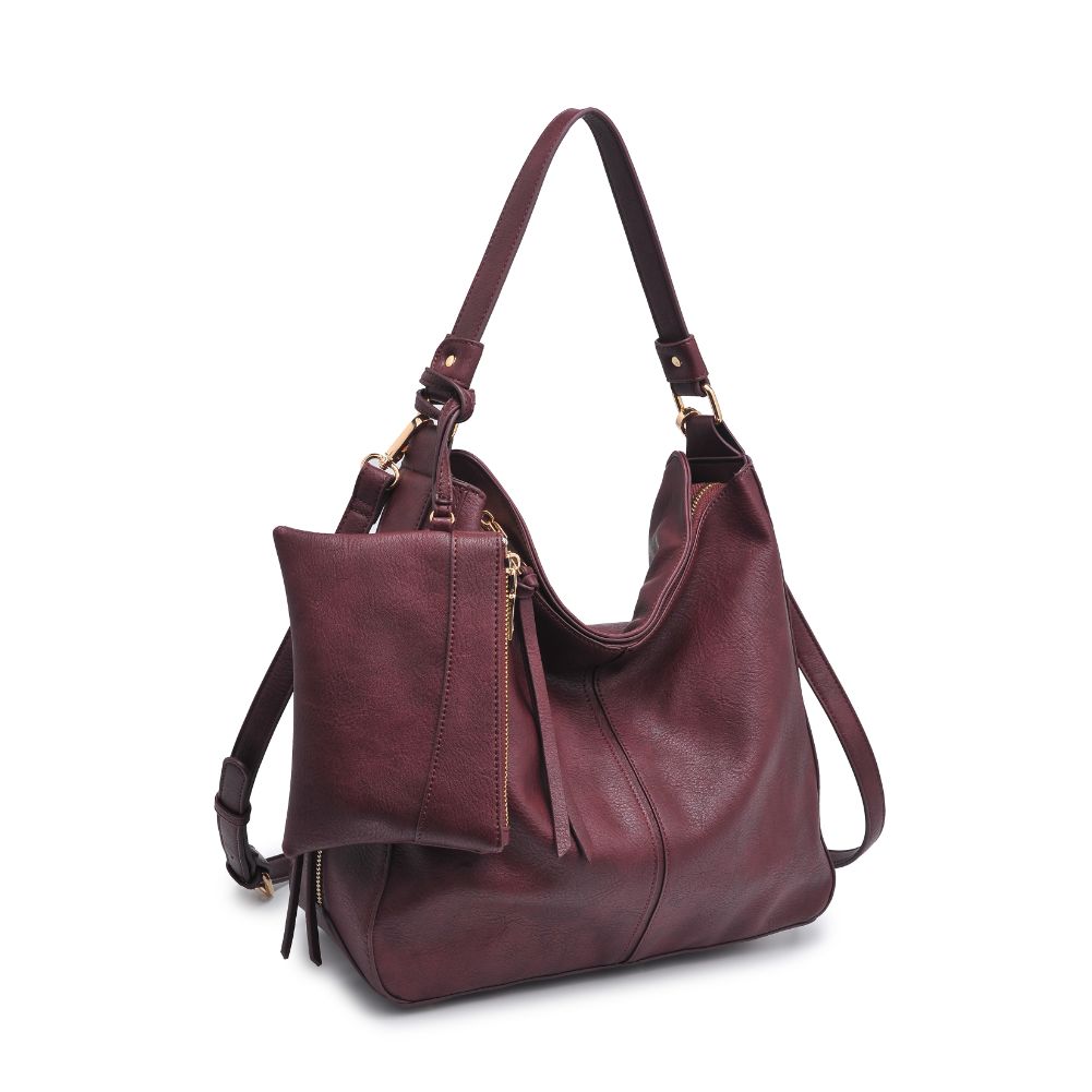 Product Image of Urban Expressions Wanda Hobo 818209011877 View 6 | Merlot