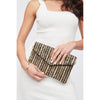 Woman wearing Black Urban Expressions Mayotte Clutch 818209017527 View 1 | Black