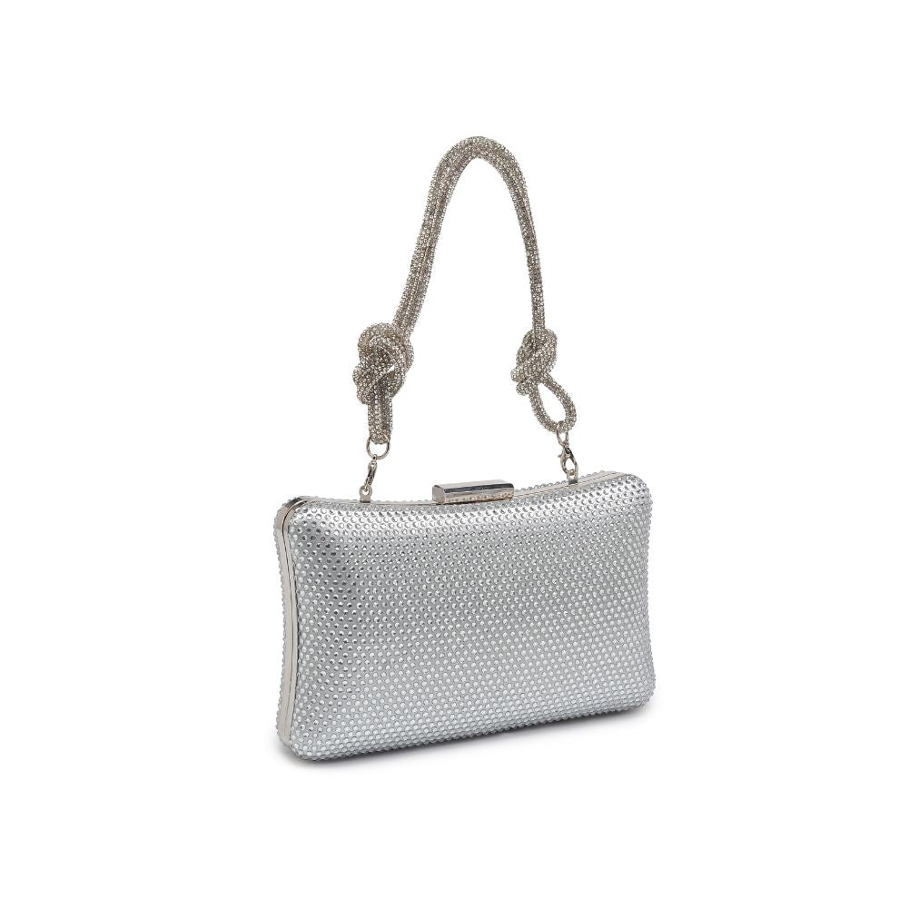 Product Image of Urban Expressions Dolores Evening Bag 840611190239 View 6 | Silver