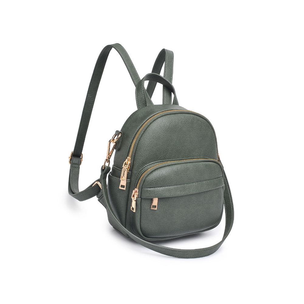 Product Image of Urban Expressions Uri Backpack 840611113597 View 6 | Hunter Green