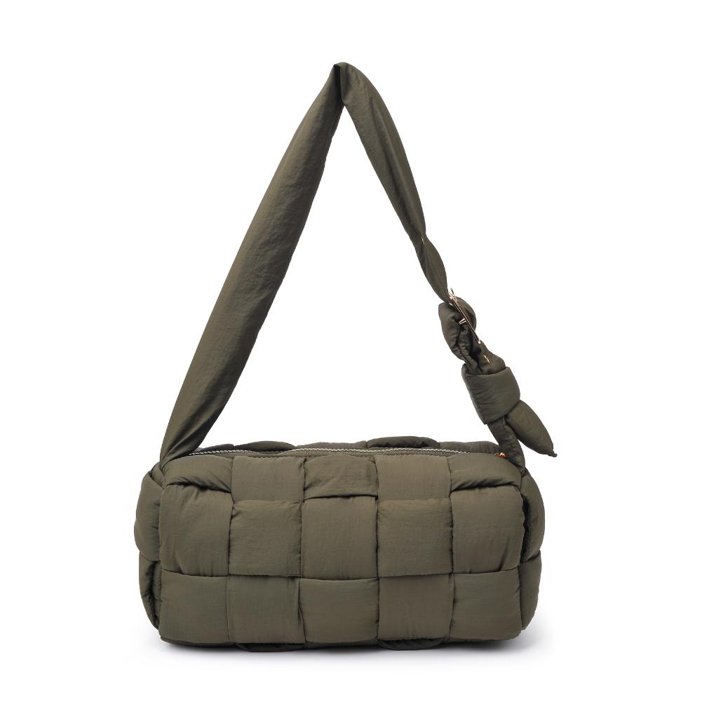 Product Image of Urban Expressions Brett Shoulder Bag 840611193476 View 7 | Olive