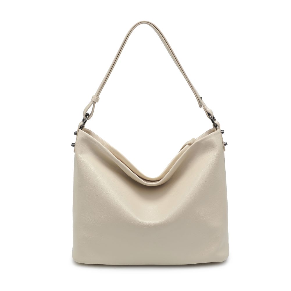 Product Image of Urban Expressions Yolonda Hobo 840611105653 View 7 | Ivory