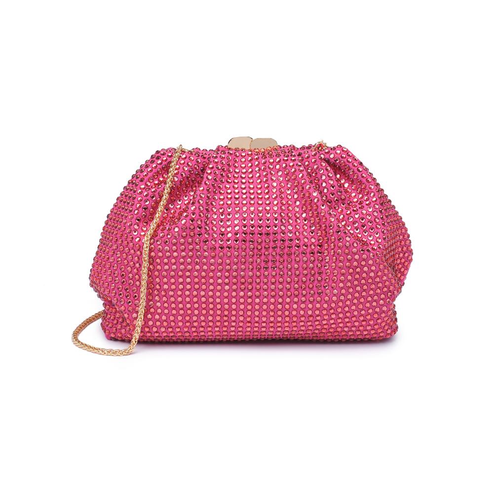 Product Image of Urban Expressions Arielle Evening Bag 840611132741 View 5 | Fuchsia