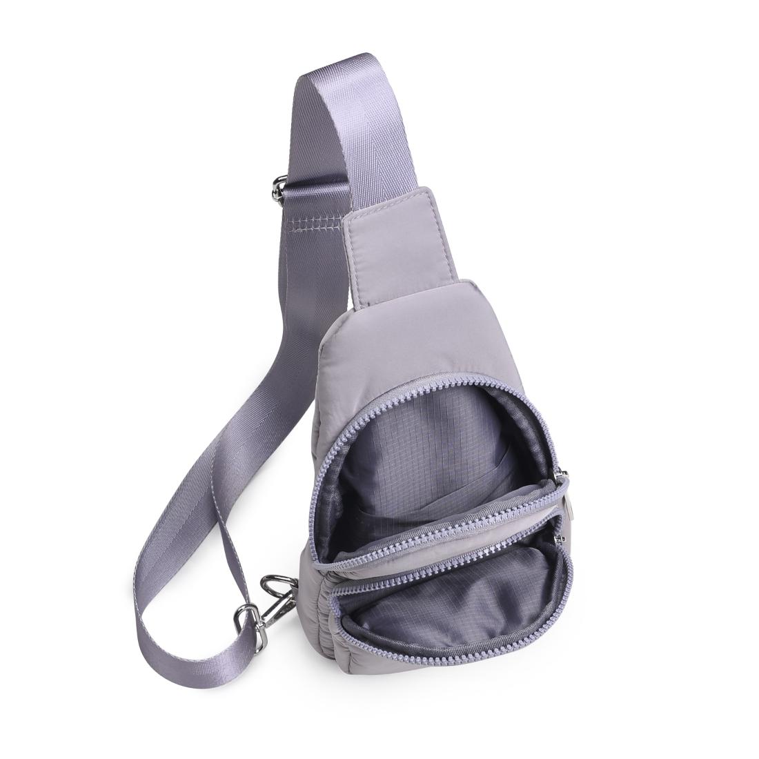 Product Image of Urban Expressions Kenny Sling Backpack 840611124982 View 8 | Grey