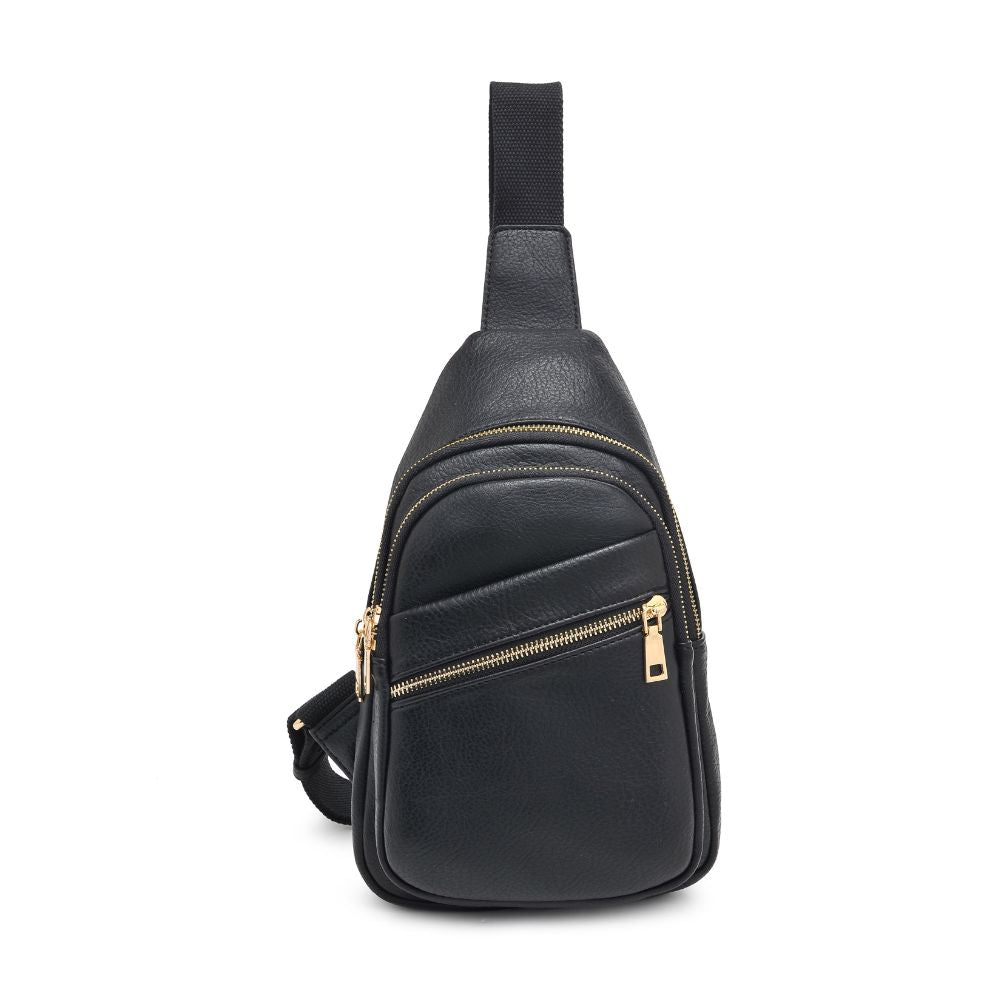 Product Image of Urban Expressions Zephyr Sling Backpack 840611106889 View 5 | Black