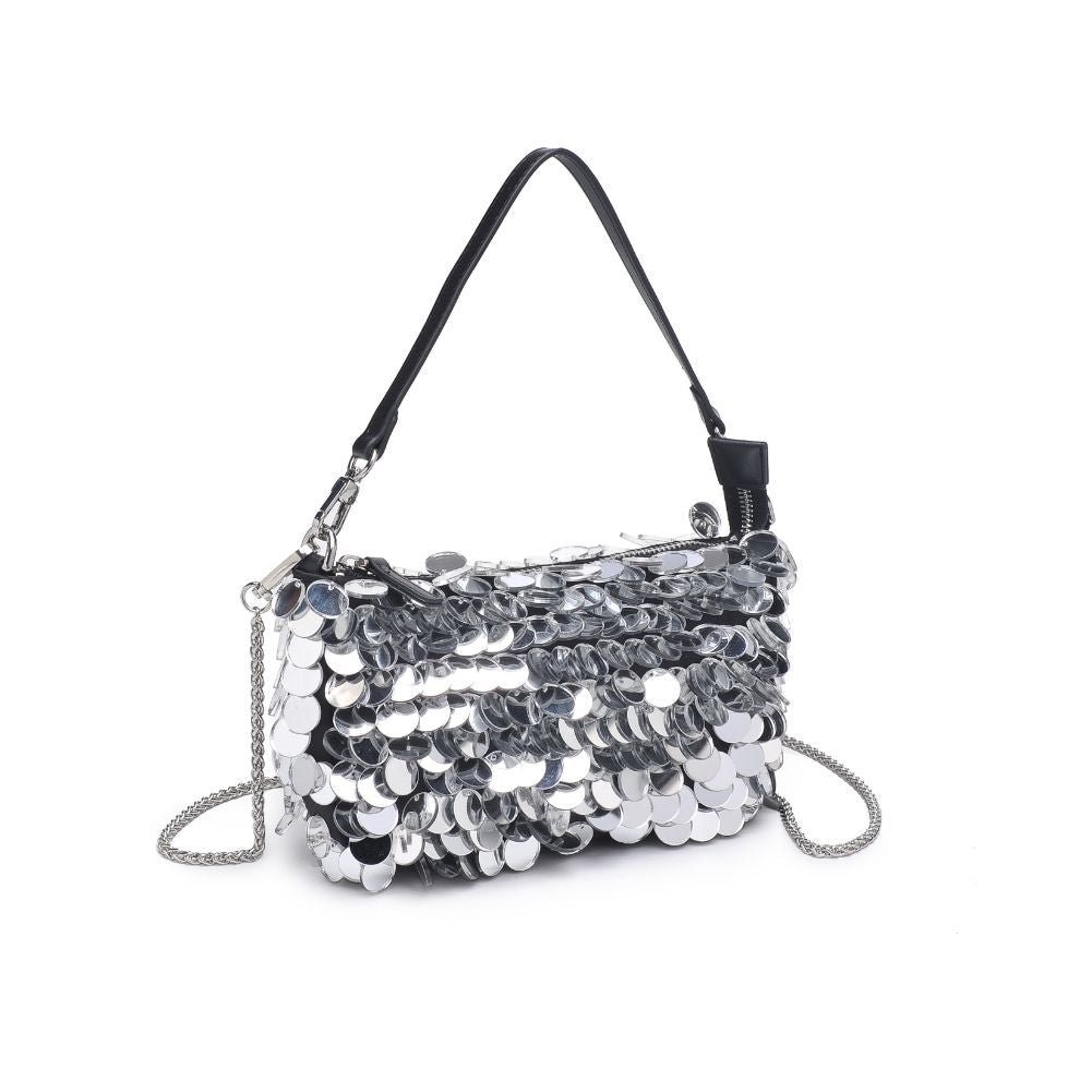 Product Image of Urban Expressions Twiggy Evening Bag 840611110114 View 6 | Silver