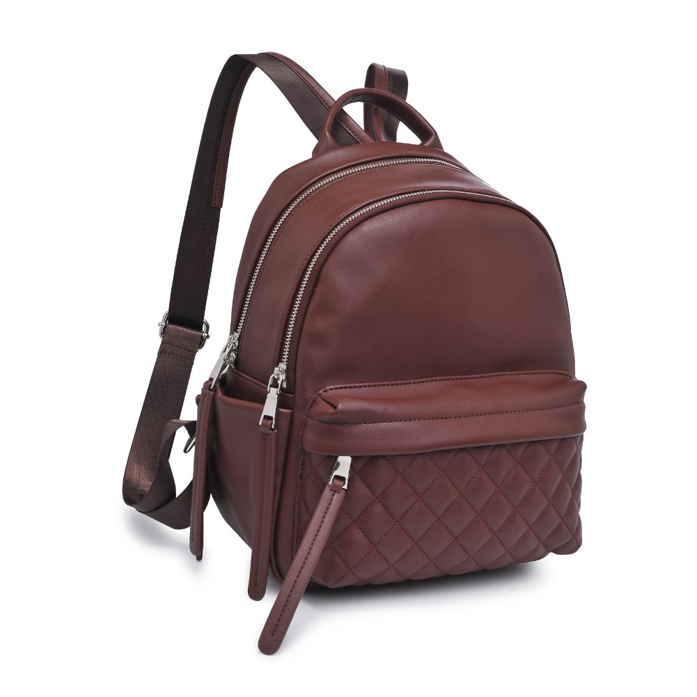 Product Image of Urban Expressions Briana Backpack 818209011921 View 6 | Chocolate