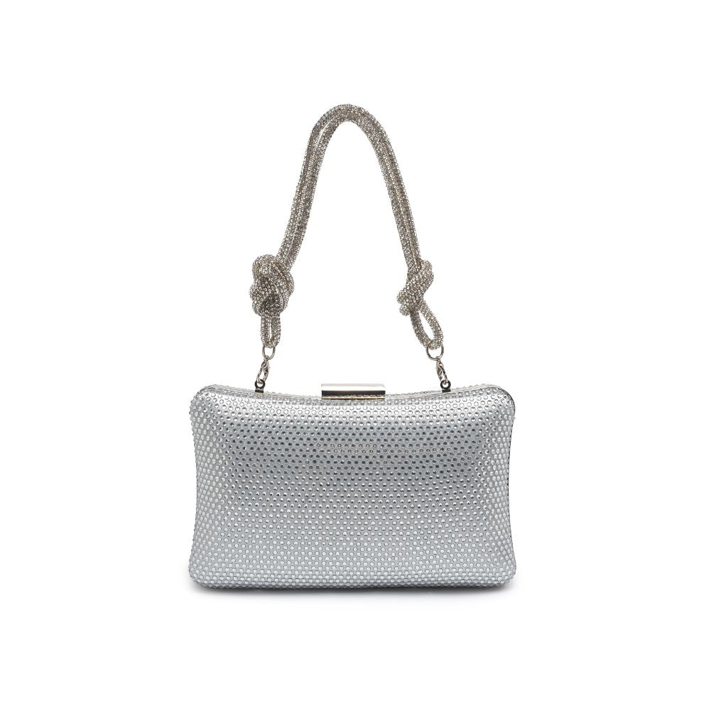 Product Image of Urban Expressions Dolores Evening Bag 840611190239 View 5 | Silver