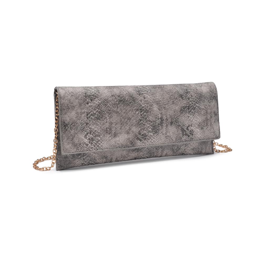 Product Image of Urban Expressions Adelle Clutch 840611139696 View 6 | Grey