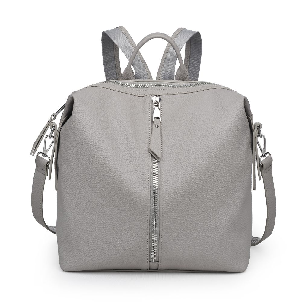 Product Image of Urban Expressions Kenzie Backpack 840611133571 View 5 | Grey