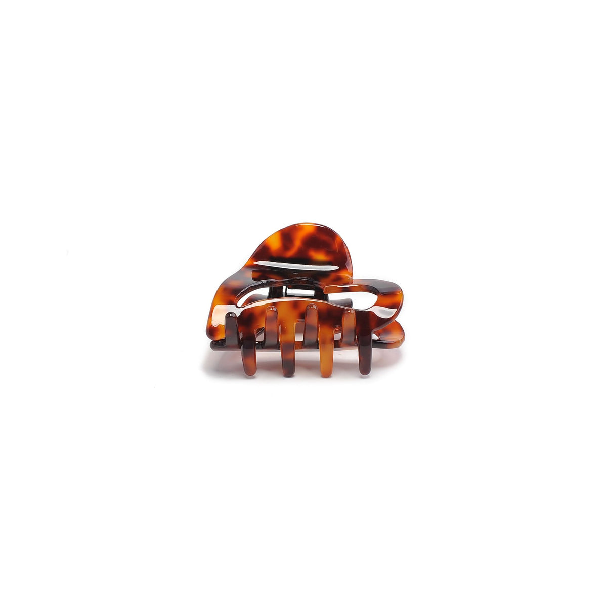 Product Image of Urban Expressions Heart Design Small Claw Hair Claw 818209013383 View 2 | Tortoise