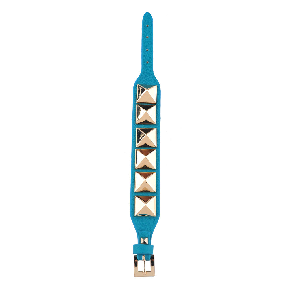 Product Image of Urban Expressions Blaze Bracelet 818209020725 View 2 | Turquoise