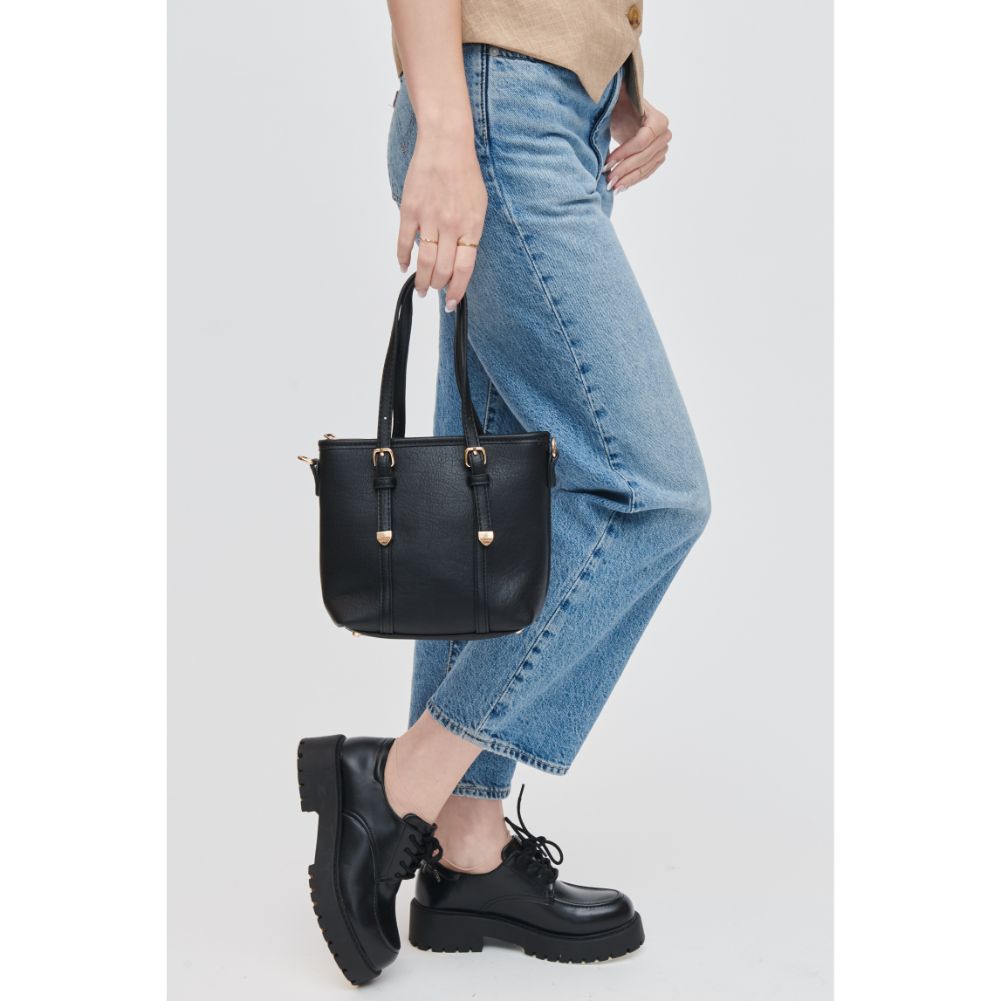 Woman wearing Black Urban Expressions Xayah Crossbody 840611105523 View 2 | Black