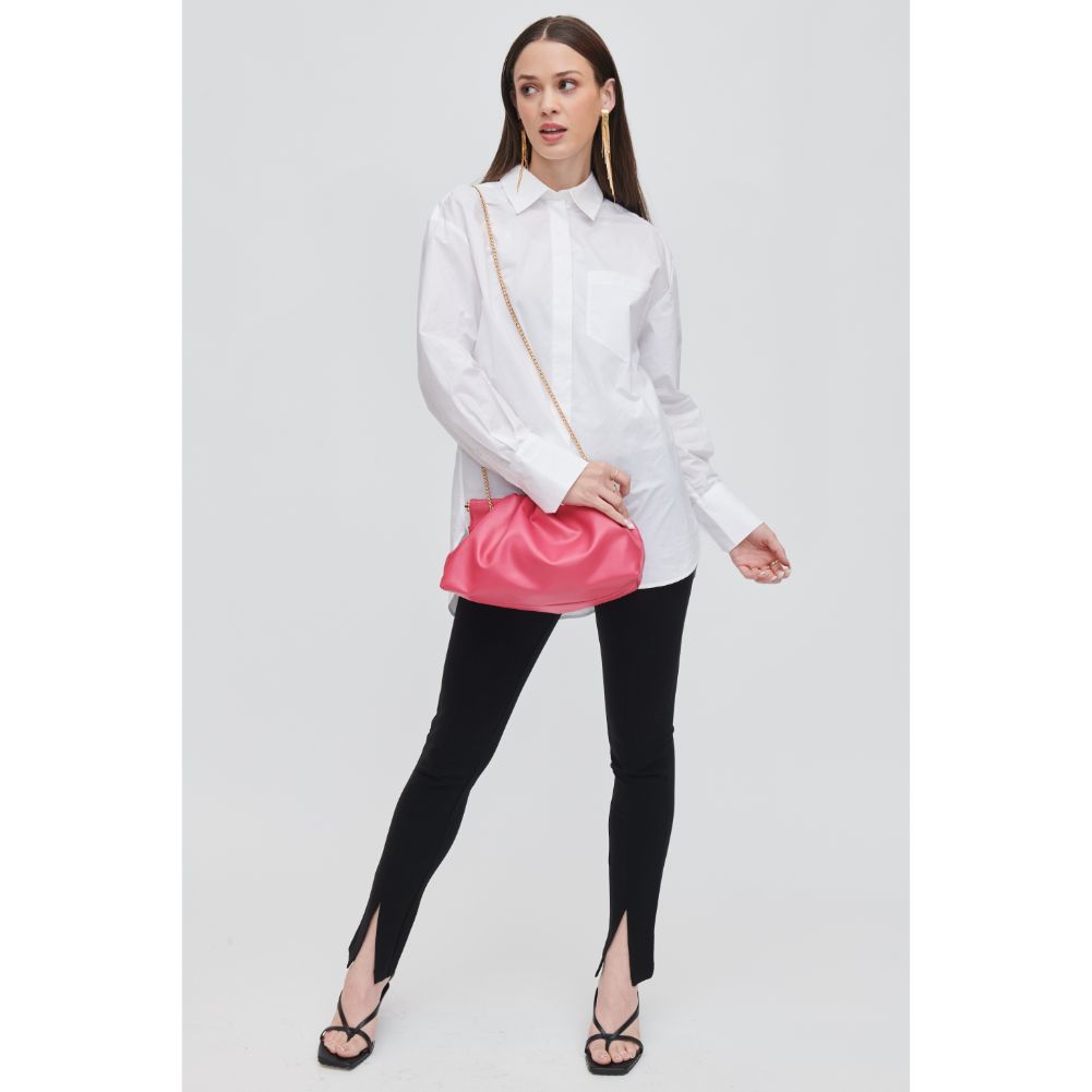 Woman wearing Barbi Urban Expressions Kacey Clutch 840611112965 View 3 | Barbi