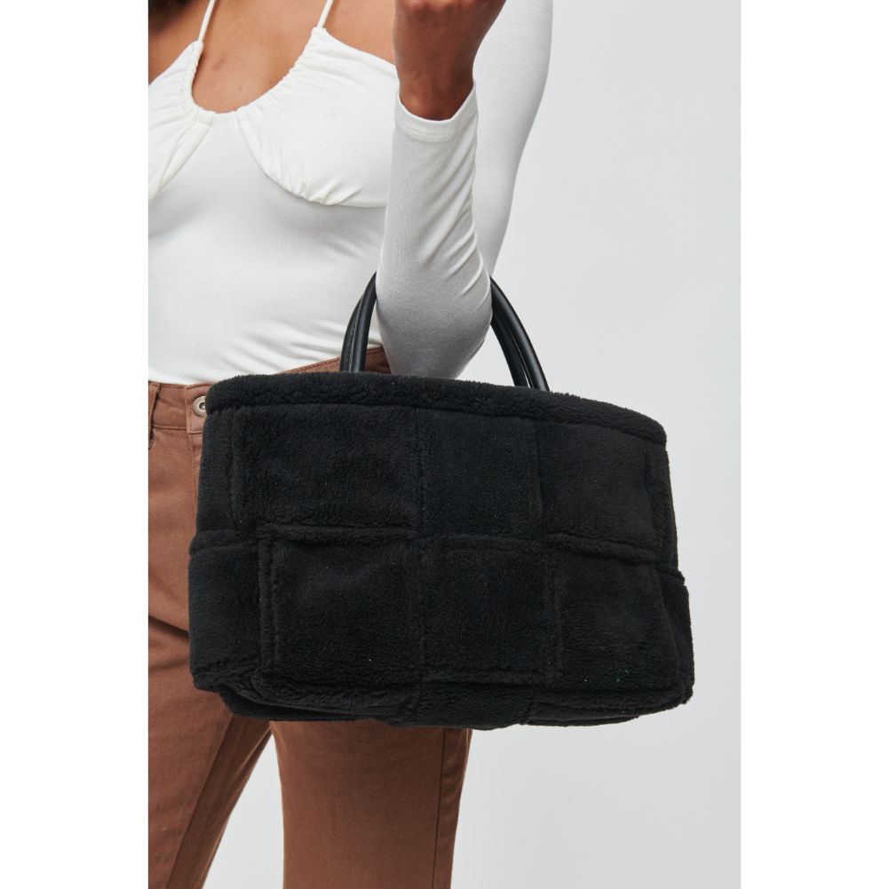 Woman wearing Black Urban Expressions Malvina Tote 840611102676 View 1 | Black