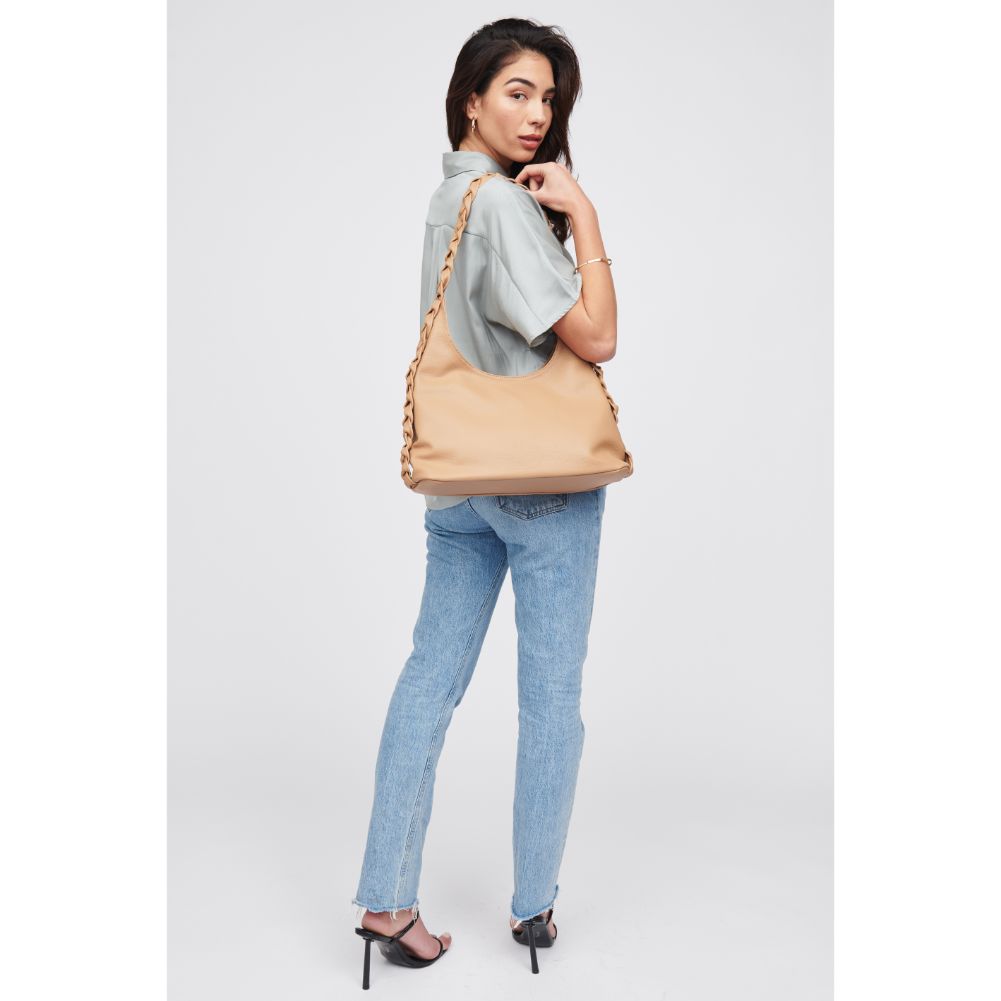 Woman wearing Flax Urban Expressions Martha Hobo 818209016742 View 3 | Flax